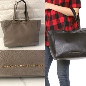 Marc Jacobs Tote Bag | Marc by Marc Jacobs What’s the T Tote | Grey / Taupe Bag